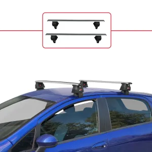 Fiat Grande Punto 2005-2012 Arası ile uyumlu ACE-4 Ara Atkı Tavan Barı GRİ thumb 1