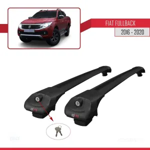 Fiat Fullback 2016-2020 Arası ile uyumlu ACE-1 Ara Atkı Tavan Barı SİYAH thumb 4