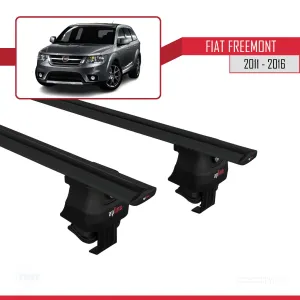 Fiat Freemont 2011-2016 Arası ile uyumlu ACE-4 Ara Atkı Tavan Barı SİYAH thumb 4