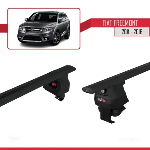 Fiat Freemont 2011-2016 Arası ile uyumlu ACE-4 Ara Atkı Tavan Barı SİYAH thumb 5
