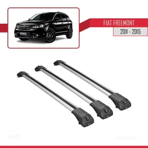 Fiat Freemont 2011-2015 Arası ile uyumlu ACE-1 Ara Atkı Tavan Barı GRİ 3 ADET BAR thumb 3