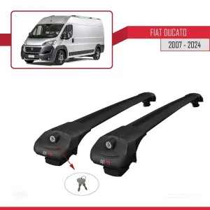 Fiat Ducato 2007 ve Sonrası ile uyumlu ACE-1 Ara Atkı Tavan Barı SİYAH thumb 4