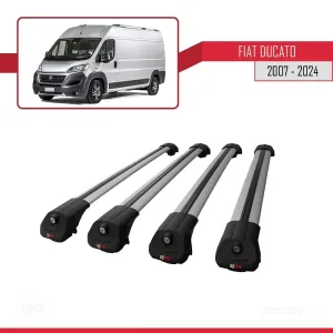 Fiat Ducato 2007 ve Sonrası ile uyumlu ACE-1 Ara Atkı Tavan Barı GRİ 4 ADET BAR thumb 4