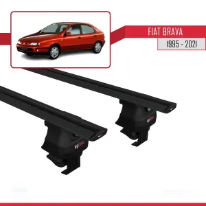Fiat Brava 1995-2001 Arası ile uyumlu ACE-4 Ara Atkı Tavan Barı SİYAH thumb 4