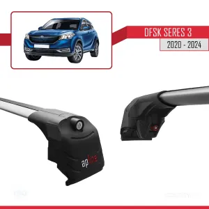 DFSK Glory/Seres 3 2020 ve Sonrası ile uyumlu ACE-2 Ara Atkı Tavan Barı GRİ thumb 3