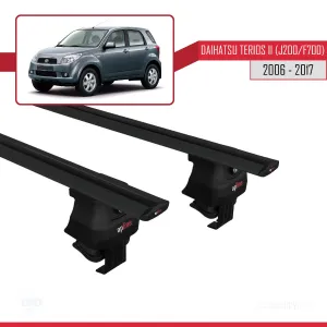 Daihatsu Terios II (J200/F700) 2006-2017 Arası ile uyumlu ACE-4 Ara Atkı Tavan Barı SİYAH thumb 4