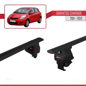 Daihatsu Charade 2011-2013 Arası ile uyumlu ACE-4 Ara Atkı Tavan Barı SİYAH thumb 5