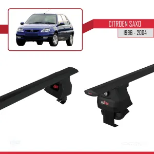 Citroen Saxo 1996-2004 Arası ile uyumlu ACE-4 Ara Atkı Tavan Barı SİYAH thumb 5
