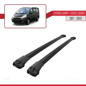 Citroen Jumpy 2007-2017 Arası ile uyumlu ACE-1 Ara Atkı Tavan Barı SİYAH thumb 3
