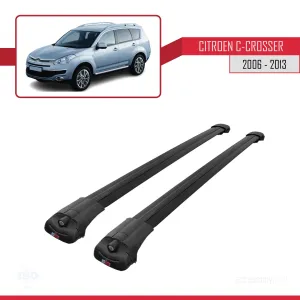 Citroen C-Crosser 2006-2013 Arası ile uyumlu ACE-1 Ara Atkı Tavan Barı SİYAH thumb 3