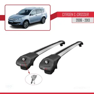 Citroen C-Crosser 2006-2013 Arası ile uyumlu ACE-1 Ara Atkı Tavan Barı GRİ thumb 4