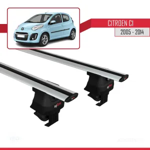 Citroen C1 2005-2014 Arası ile uyumlu ACE-4 Ara Atkı Tavan Barı GRİ thumb 4