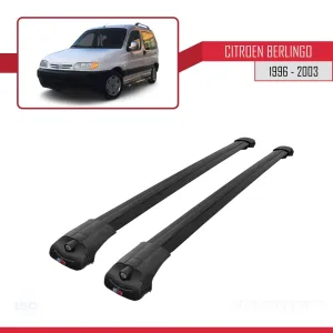 Citroen Berlingo 1996-2003 Arası ile uyumlu ACE-1 Ara Atkı Tavan Barı SİYAH thumb 3