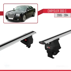 Chrysler 300 C 2005-2014 Arası ile uyumlu ACE-4 Ara Atkı Tavan Barı GRİ thumb 5