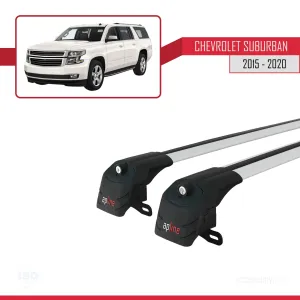 Chevrolet Suburban 2015-2020 Arası ile uyumlu ACE-2 Ara Atkı Tavan Barı GRİ thumb 4