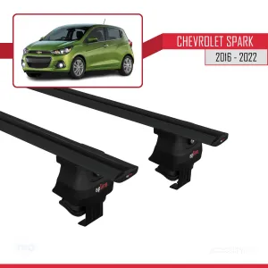 Chevrolet Spark (M400) 2016-2022 Arası ile uyumlu ACE-4 Ara Atkı Tavan Barı SİYAH - Görsel 4