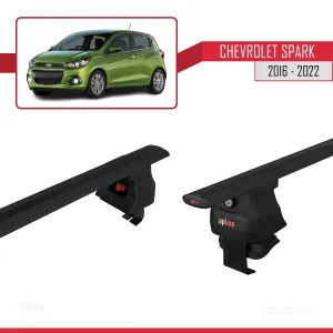 Chevrolet Spark (M400) 2016-2022 Arası ile uyumlu ACE-4 Ara Atkı Tavan Barı SİYAH - Görsel 5