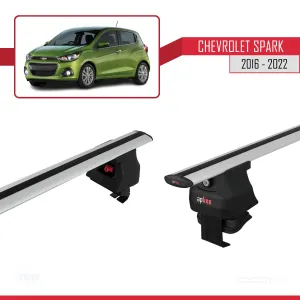 Chevrolet Spark (M400) 2016-2022 Arası ile uyumlu ACE-4 Ara Atkı Tavan Barı GRİ thumb 5