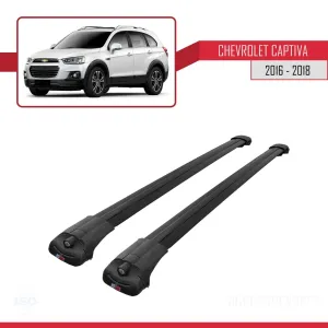 Chevrolet Captiva 2016-2018 Arası ile uyumlu ACE-1 Ara Atkı Tavan Barı SİYAH thumb 3