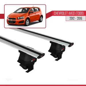Chevrolet Aveo / Sonic (T300) Hatchback 2012-2016 Arası ile uyumlu ACE-4 Ara Atkı Tavan Barı GRİ thumb 2