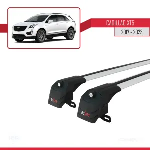Cadillac XT5 2017-2023 Arası ile uyumlu ACE-2 Ara Atkı Tavan Barı GRİ thumb 4