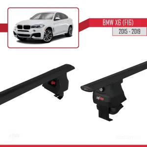 BMW X6 (F16) 2015-2019 Arası ile uyumlu ACE-4 Ara Atkı Tavan Barı SİYAH - Görsel 5