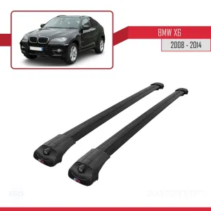 BMW X6 (E71) için 2008-2014 Arası ile uyumlu ACE-1 Ara Atkı Tavan Barı SİYAH thumb 3