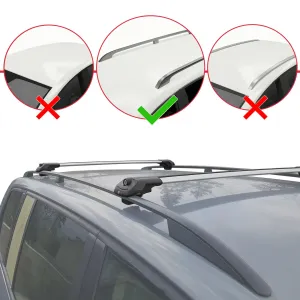 BMW X3 E83 2003-2010 Arası ile uyumlu ACE-1 Ara Atkı Tavan Barı GRİ - Görsel 2