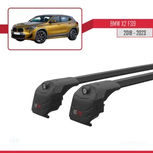 BMW X2 F39 2018 ve Sonrası ile uyumlu ACE-2 Ara Atkı Tavan Barı SİYAH - Görsel 4