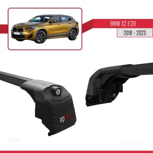 BMW X2 F39 2018 ve Sonrası ile uyumlu ACE-2 Ara Atkı Tavan Barı SİYAH - Görsel 5