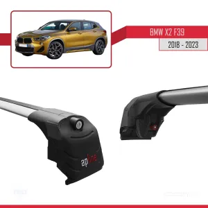 BMW X2 F39 2018 ve Sonrası ile uyumlu ACE-2 Ara Atkı Tavan Barı GRİ - Görsel 5
