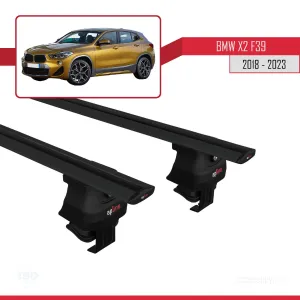 BMW X2 (F39) 2018 ve Sonrası ile uyumlu ACE-4 Ara Atkı Tavan Barı SİYAH - Görsel 4