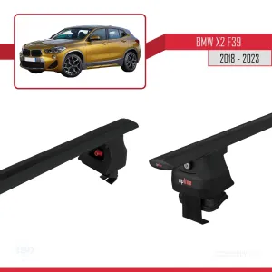 BMW X2 (F39) 2018 ve Sonrası ile uyumlu ACE-4 Ara Atkı Tavan Barı SİYAH - Görsel 5