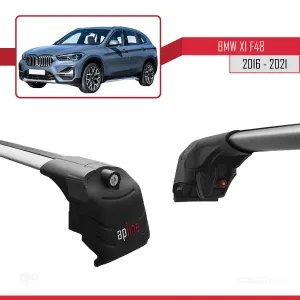 BMW X1 F48 2016-2022 Arası ile uyumlu ACE-2 Ara Atkı Tavan Barı GRİ - Görsel 4