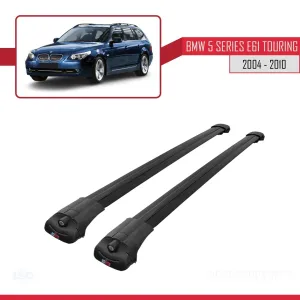 BMW 5 Serisi ESTATE - TOURING (E61) 2004-2010 Arası ile uyumlu ACE-1 Ara Atkı Tavan Barı SİYAH thumb 3