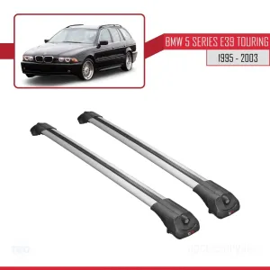 BMW 5 Serisi (E39) TOURING 1995-2003 Arası ile uyumlu ACE-1 Ara Atkı Tavan Barı GRİ - Görsel 3
