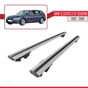 BMW 3 Serisi (F31) TOURING 2012-2019 Arası ile uyumlu HOOK Model Anahtar Kilitli Ara Atkı Tavan Barı GRİ - Görsel 4