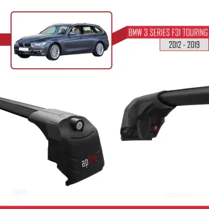 BMW 3 Serisi (F31) TOURING 2012-2019 Arası ile uyumlu ACE-2 Ara Atkı Tavan Barı SİYAH - Görsel 4