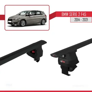 BMW 2 Serisi (F45) Active Tourer 2014-2021 Arası ile uyumlu ACE-4 Ara Atkı Tavan Barı SİYAH thumb 5