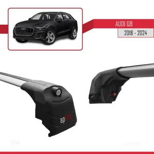 Drs Tuning Audi Q8 (F1) 2018 ve Sonrası ile uyumlu ACE-2 Ara Atkı Tavan Barı GRİ - Görsel 5