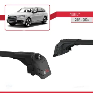 Drs Tuning Audi Q7 (4M) 2016 ve Sonrası ile uyumlu ACE-2 Ara Atkı Tavan Barı SİYAH - Görsel 5