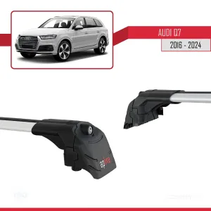 Drs Tuning Audi Q7 (4M) 2016 ve Sonrası ile uyumlu ACE-2 Ara Atkı Tavan Barı GRİ - Görsel 5