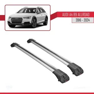 Audi A4 (B9) ALLROAD 2016 ve Sonrası ile uyumlu ACE-1 Ara Atkı Tavan Barı GRİ thumb 3