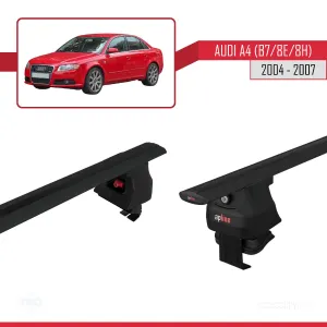 Audi A4 (B7/8E/8H) 2004-2007 Arası ile uyumlu ACE-4 Ara Atkı Tavan Barı SİYAH thumb 5
