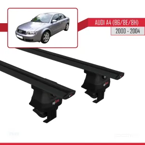 Audi A4 (B6/8E/8H) 2000-2004 Arası ile uyumlu ACE-4 Ara Atkı Tavan Barı SİYAH thumb 4