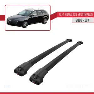 Alfa Romeo 159 SPORTWAGON 2006-2011 Arası ile uyumlu ACE-1 Ara Atkı Tavan Barı SİYAH thumb 3