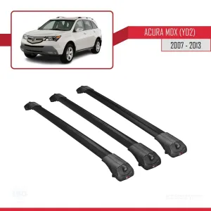 Acura MDX (YD2) 2007-2013 Arası ile uyumlu ACE-1 Ara Atkı Tavan Barı SİYAH 3 ADET BAR thumb 3
