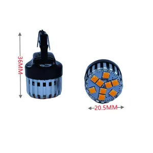 T20 Dekoratif led ampul tek duy canbuslı turuncu 12V 4W / LAAM948-1 thumb 2