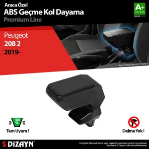 S-Dizayn Peugeot 208 2 Kol Dayama Kolçak Geçmeli ABS Siyah 2019 Üzeri A+Kalite						                Araca &Ouml;zel Ge&ccedil;me Kol&ccedil;ak&bull; &Uuml;r&uum