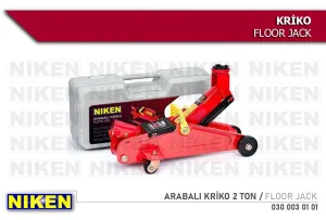 Arabalı Oto Araç Kaldırma Krikosu 2 Ton Taşıma Kapasiteli-plastik Çantalı Niken thumb 2